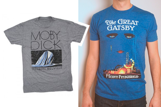 Famous Book Covers as T-shirts by Out Of Print