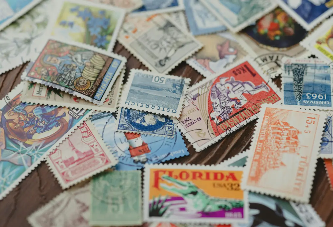 Mr Bingo's Hate Mail project was very liked and people from all over wanted to participate. Illustrated by stamps. 
