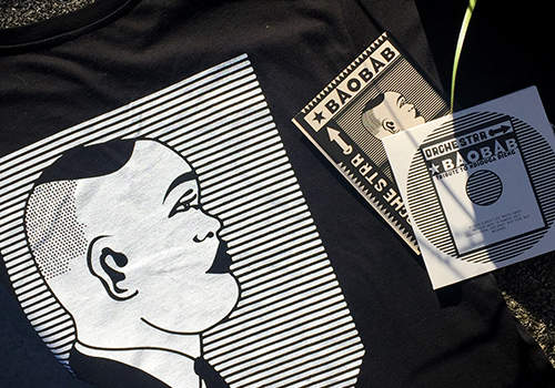 Printed Merch for Orchestra Baobab