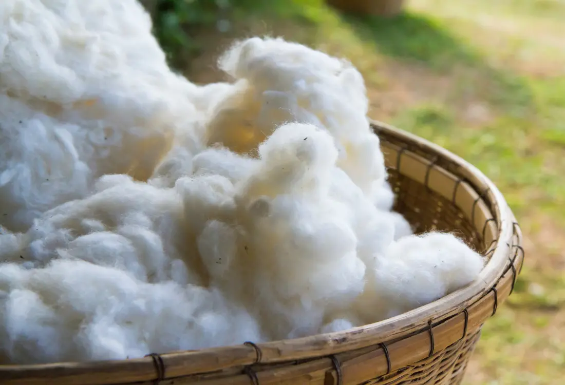 Premier wool displayed in a craft basket, covered in ideal details and ready for UK stock